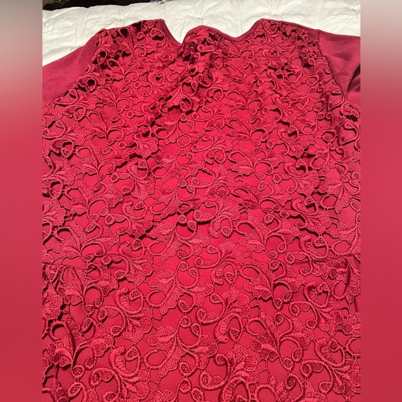 ANN TAYLOR matching top to the lace embroidered skirt also listed Medium. - Picture 4 of 7